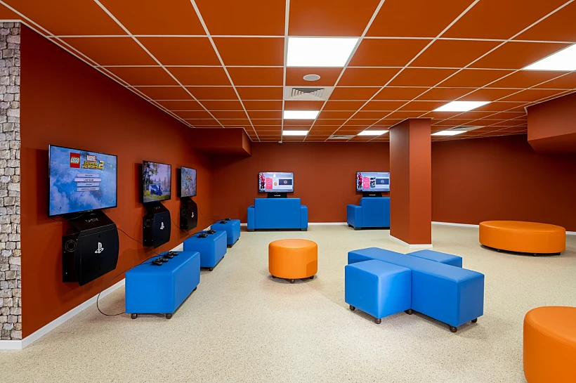 מתחם הגיימינג במועדון ספלאש - יו ספלאש ריזורט