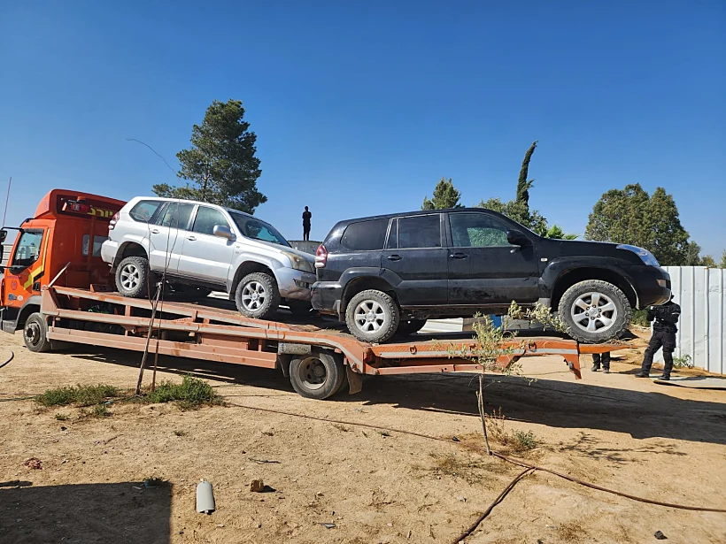 הרכבים שהתפרסמו בסרטונים על גרר משטרתי