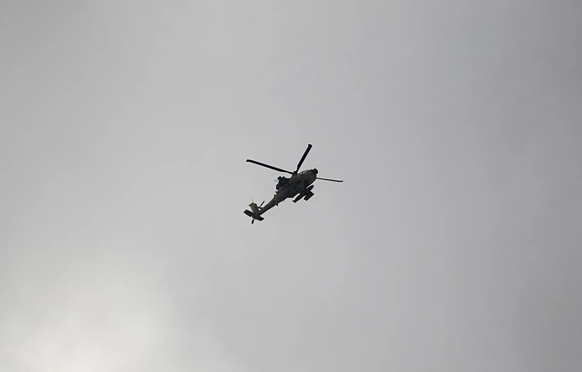 מסוק צה''לי בשמי ג'נין