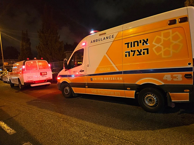 זירת התאונה בחיפה