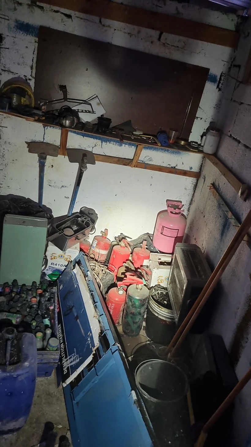 מטענים שאותרו בג'נין