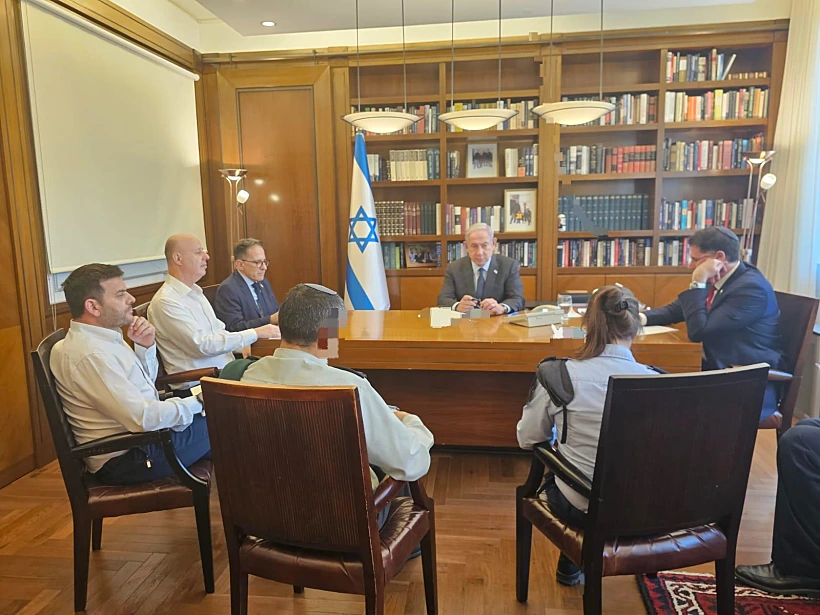 רה''מ נתניהו בהערכת מצב ביטחונית בלשכתו בירושלים