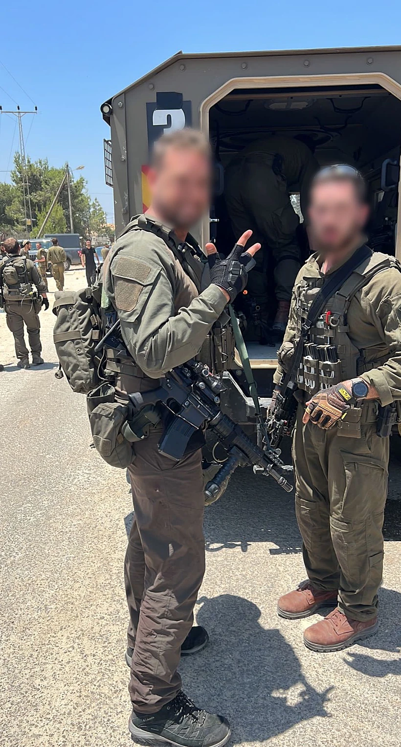 רס''מ ע', לוחם דובדבן שנפצע בפעילות בג'נין וחזר להילחם