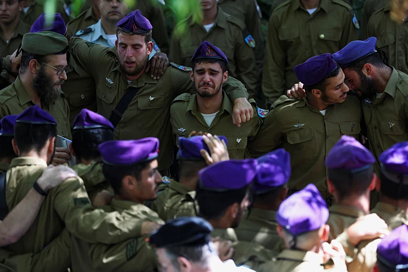 הלווייתו של סמ''ר שילה אמיר שנהרג בפיגוע ליד קדומים