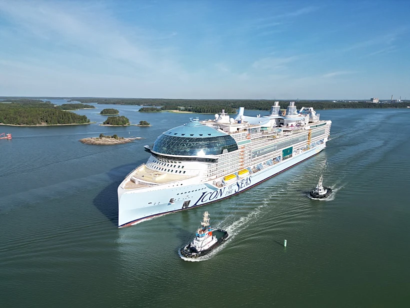 אניית הקרוזים הגדולה בעולם של רויאל קריביאן Icon of the Seas