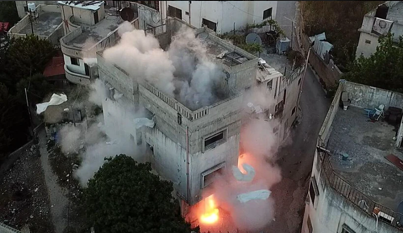 הריסת בית המחבל מוחמד צוף