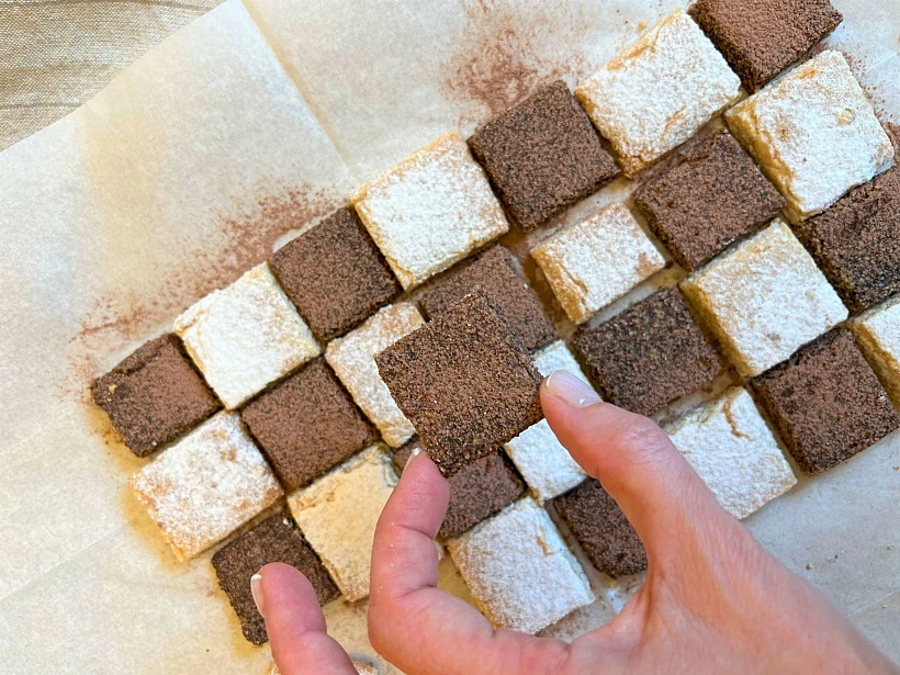 עוגיות דמקה שוקולד וניל