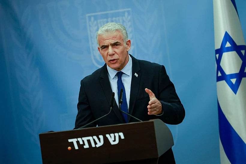 יו''ר האופוזיציה יאיר לפיד