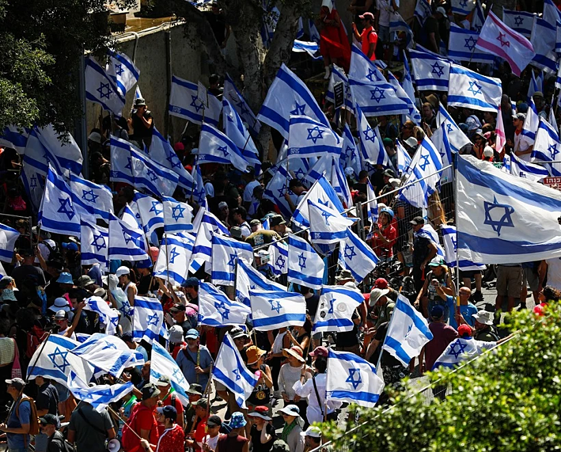 המחאה בתל אביב