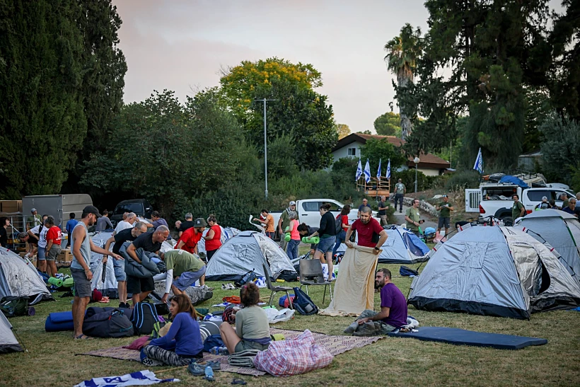 הצועדים לירושלים הבוקר בקיבוץ נחשון, המהפכה המשפטית
