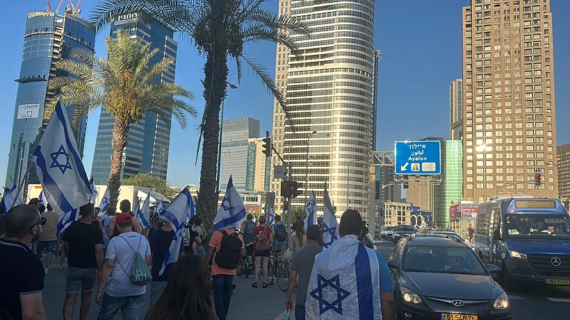 המחאה בתל אביב