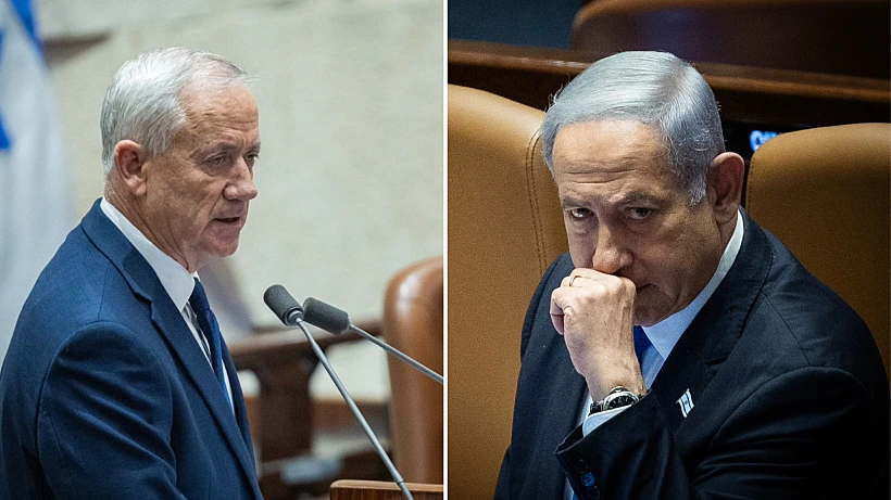 נתניהו וגנץ. ארכיון