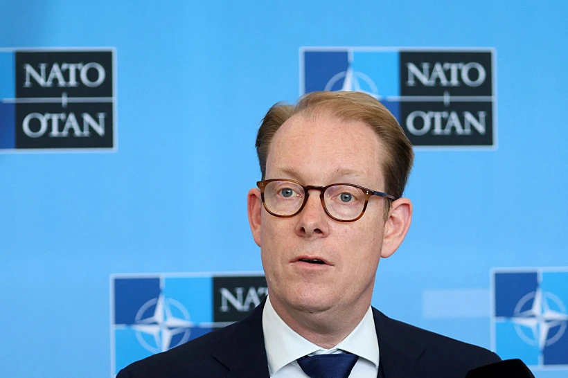 שר החוץ השוודי טוביאס בילסטרום