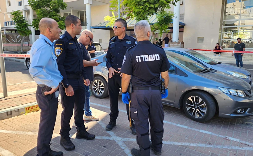 זירת ניסיון החיסול באשדוד