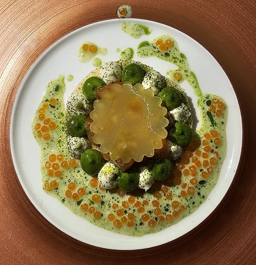 מנה מודגמת במסעדת Strelec