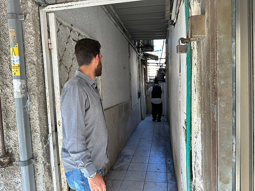 אנשי זק''א בזירת הרצח בחיפה