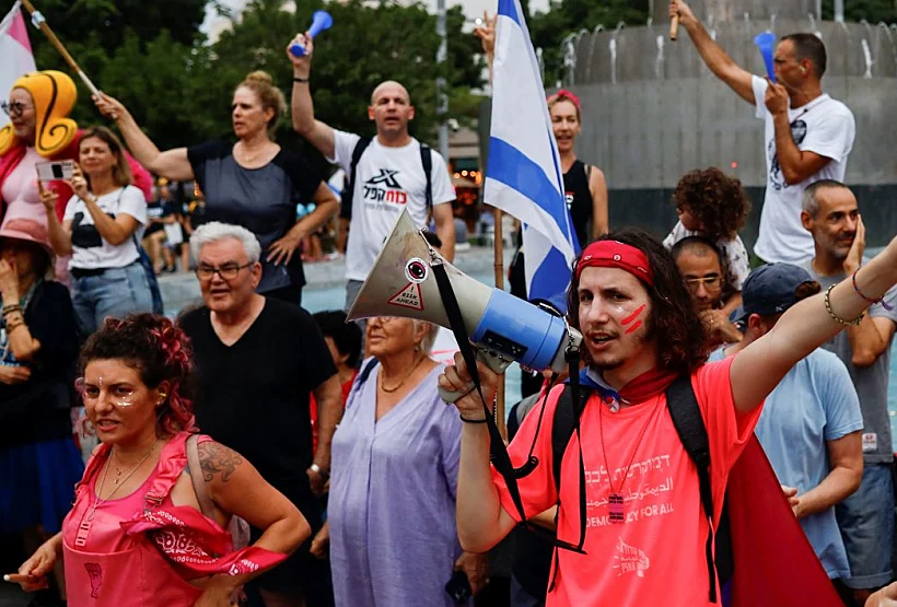 המחאה בתל אביב