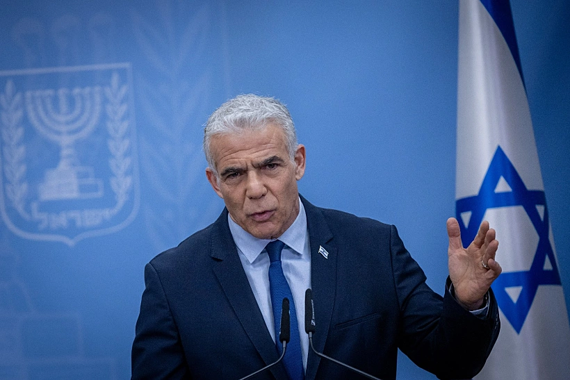 ראש האופוזיציה יאיר לפיד