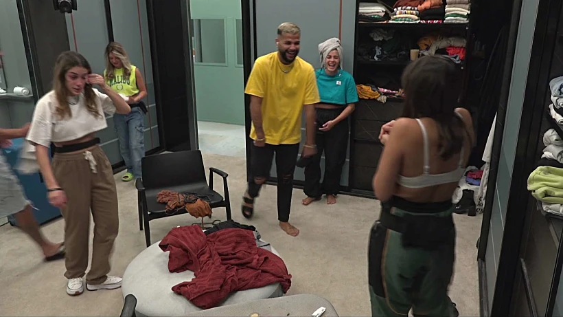 האח הגדול. יובל מעתוק, ליאל, שי, עדן וספיר