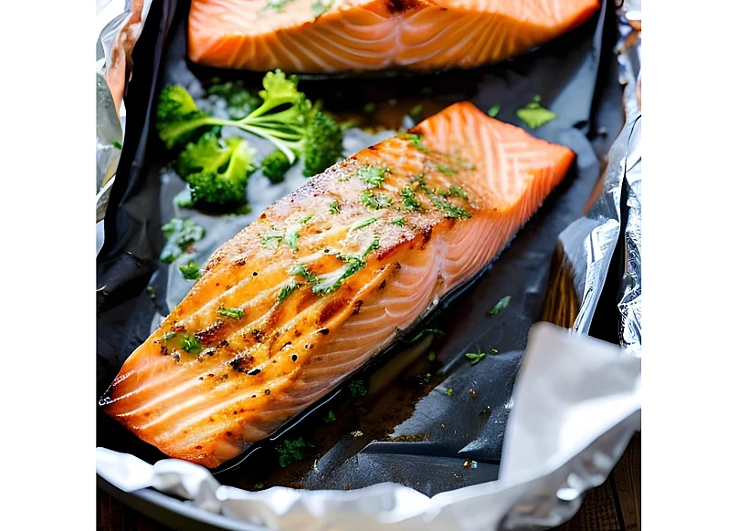 סלמון אפוי, סלמון בתנור