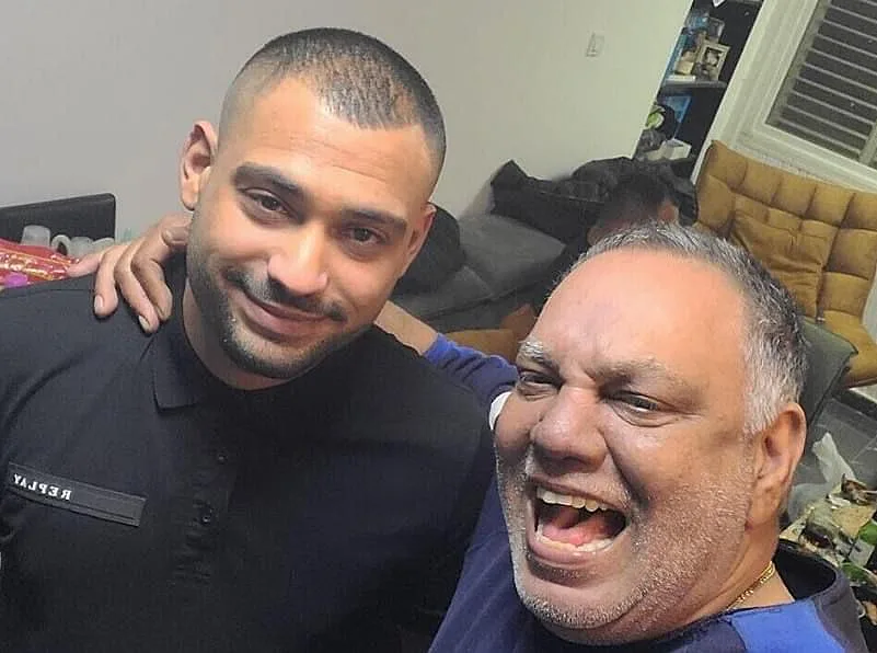 שי סיילאס ניגרקר ובנו אביעד, שנרצחו בפיגוע בחווארה