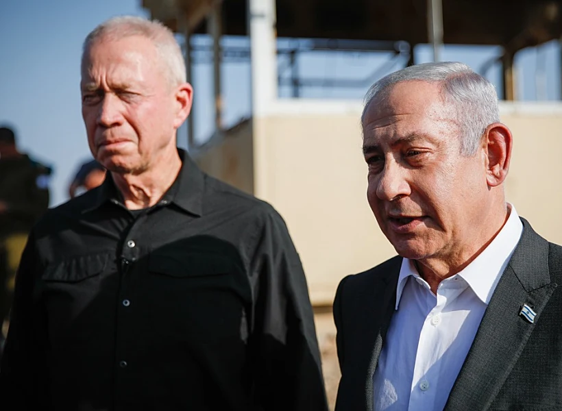 בנימין נתניהו ויואב גלנט