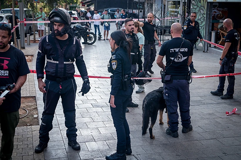 זירת הירי בתל אביב