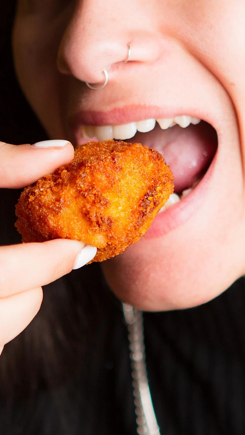 כדורי מק אנד צ'יז מטוגנים, ארנצ'יני מק אנד צ'יז