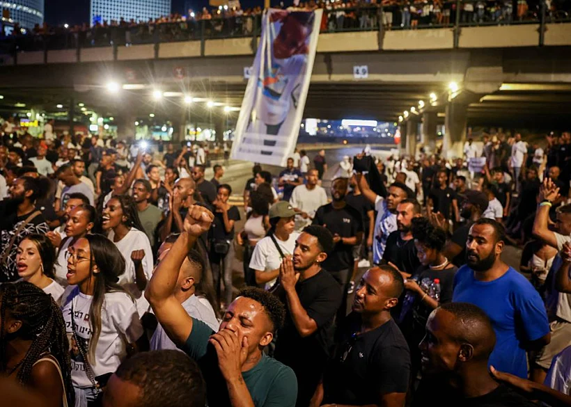 מחאת ''צדק לרפאל'' בת''א