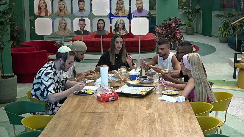 האח הגדול. סתיו, אברהם, שניר, יובל מעתוק, ליאל ויענקי