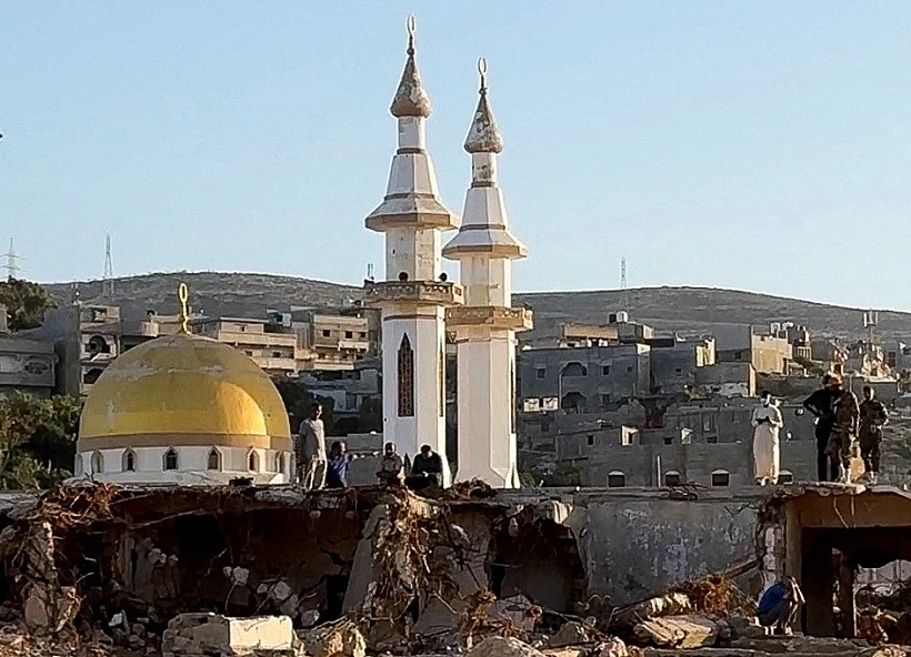 הנזק בדרנה בעקבות הסופה דניאל