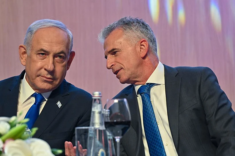 רה"מ בנימין נתניהו לצד ראש המוסד דוד ברנע