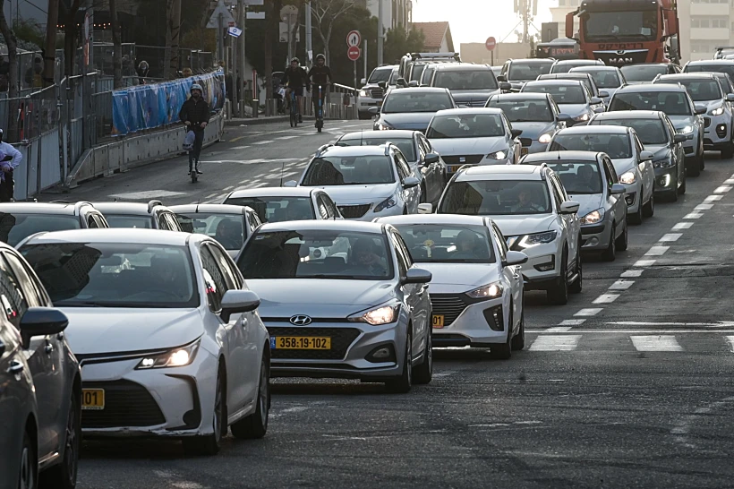 פקקים בתל אביב