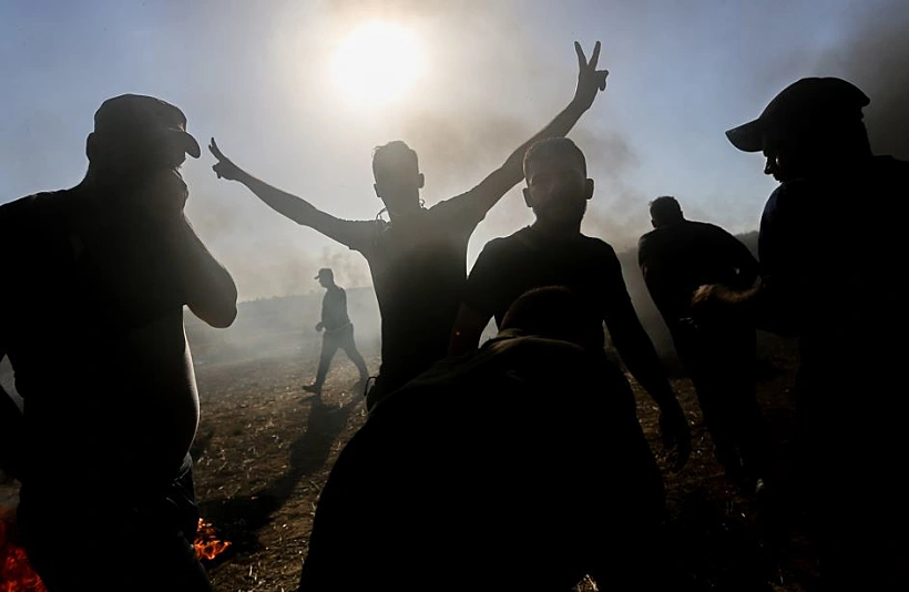 הפגנות על הגדר בעזה