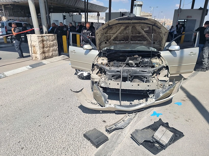 הרכב של החשוד כמחבל בקלנדיה