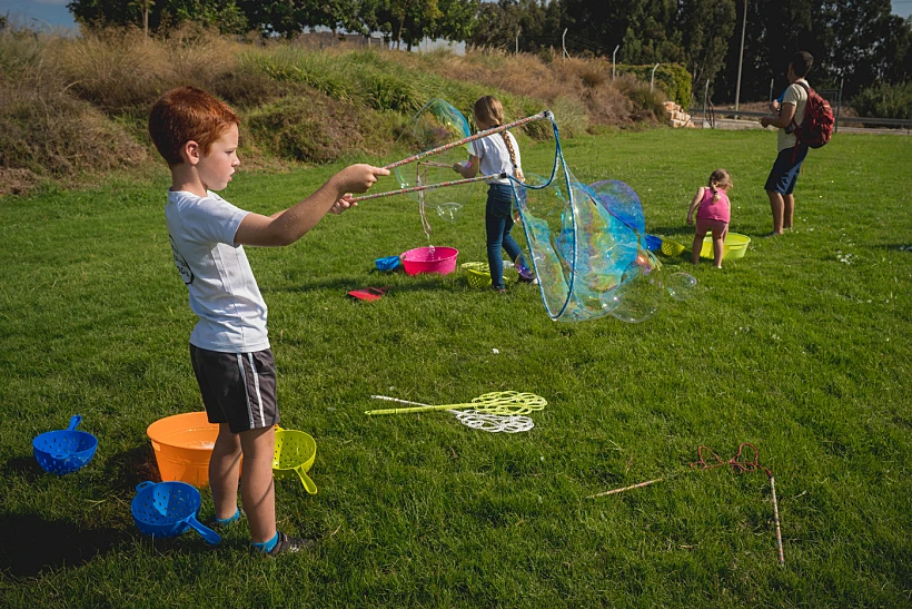 סוכות בפארק חיריה