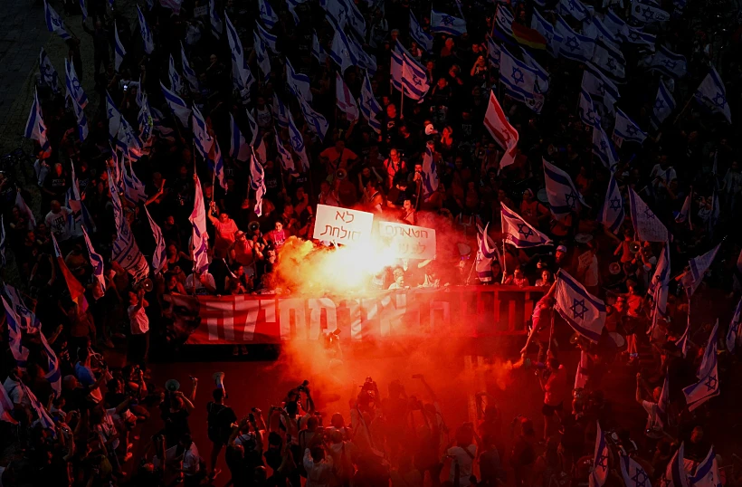 מחאה בתל אביב