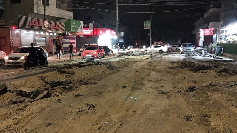 חילופי אש במחנה הפליטים נור א-שמס