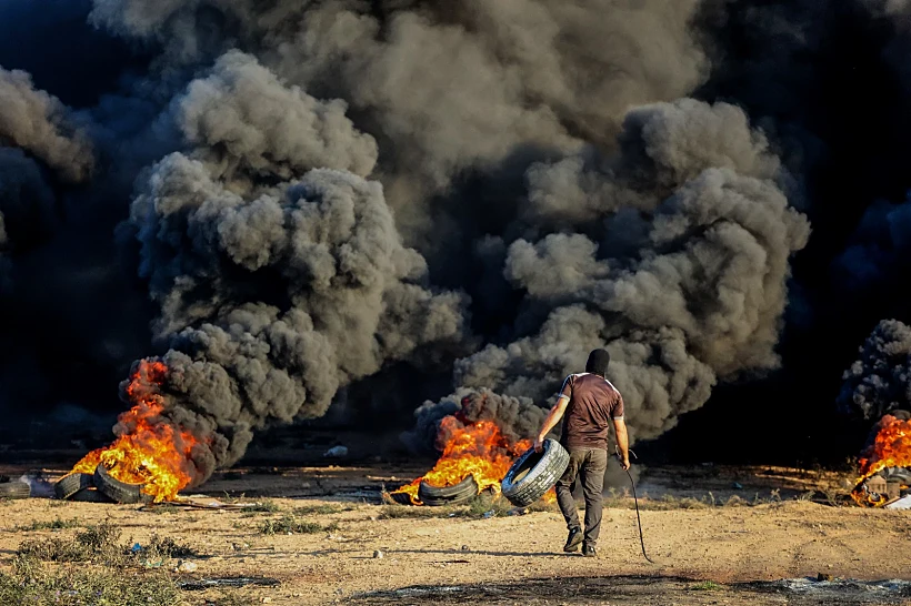 הפרות סדר אמש סמוך לגבול הרצועה
