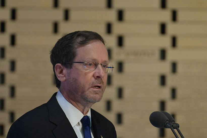 הנשיא הרצוג בטקס האזכרה למלחמת יום הכיפורים