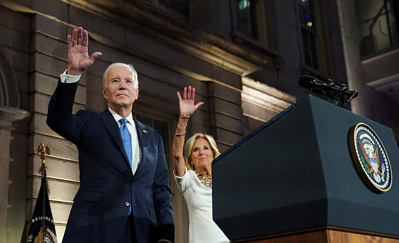 הנשיא ג'ו ביידן והגברת הראשונה ג'יל ביידן