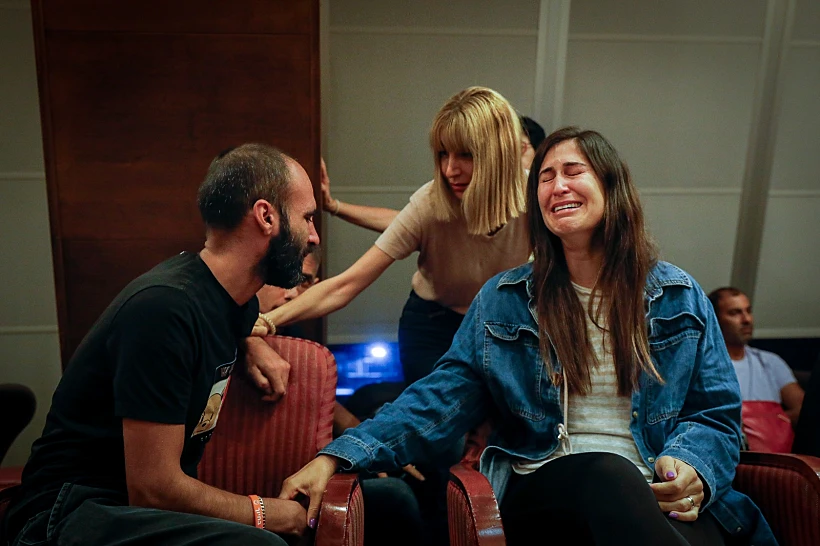 חלק מבני משפחות הנעדרים