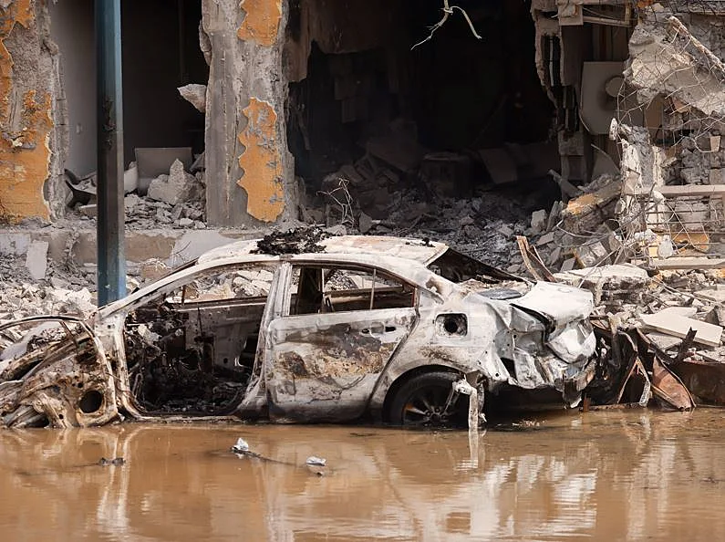 תחנת המשרה שנהרסה בשדרות