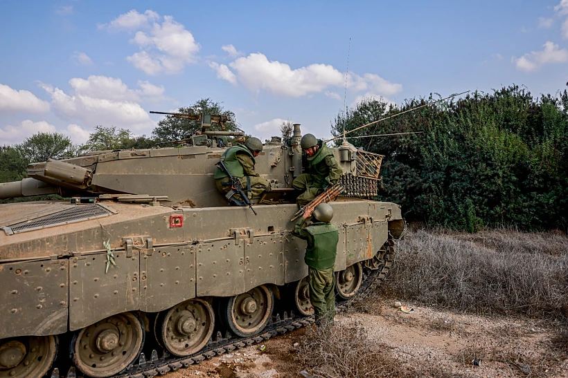 חרבות ברזל טנ חיילי צה"ל בעוטף עזה