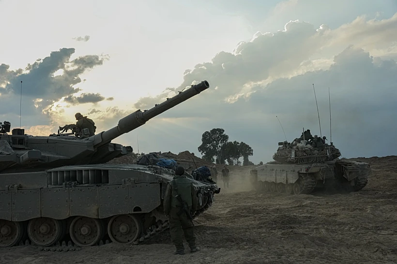 כוחות צה"ל בגבול רצועת עזה