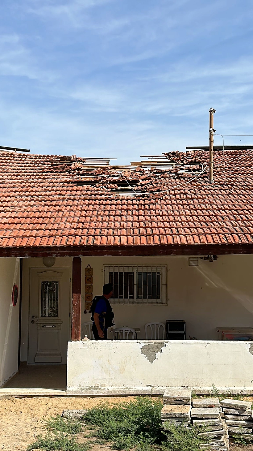 פגיעה ישירה בבית בשדרות