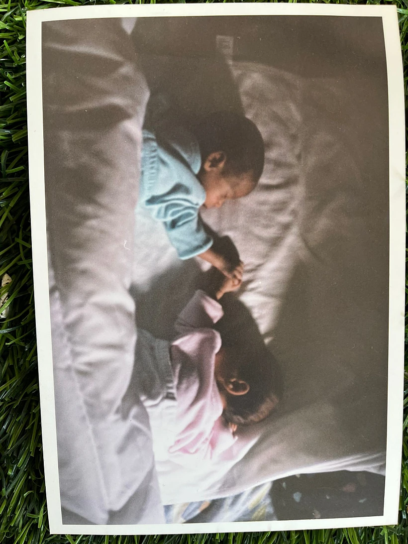 התאומים לינוי ועדי דנן בילדותם