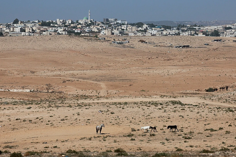 אזור חורה בפזורה הבדואית בנגב