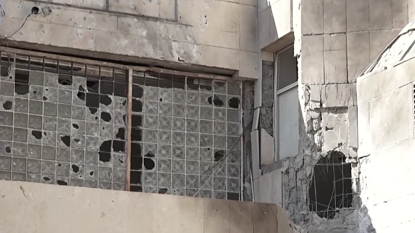 חרבות ברזל בית הספר באילת שנפגע מהכטב״ם המתאבד