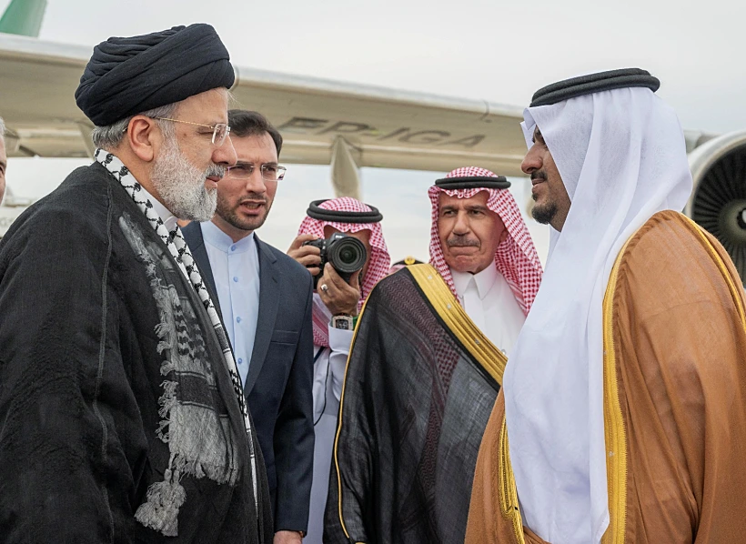 נשיא איראן ראיסי מגיע לפסגה בריאד